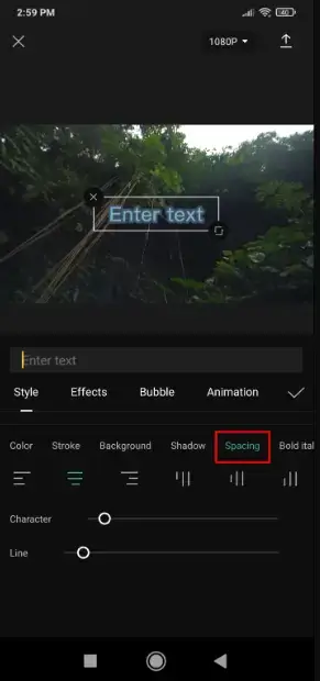 how to add text